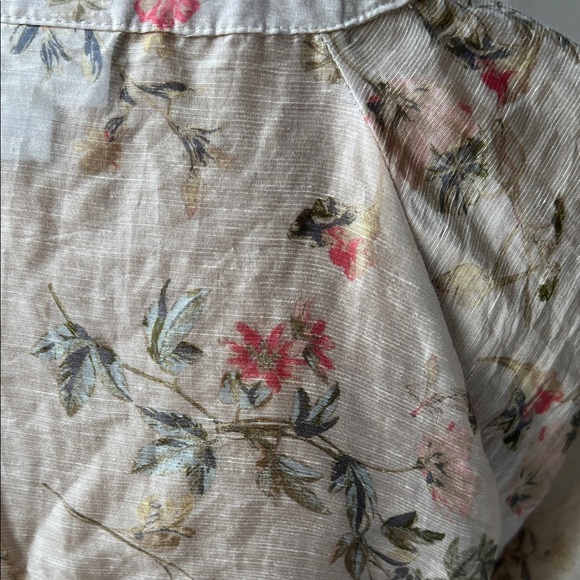 J. Jill Floral Tunic - Cream and Pink - Picture 5 of 8